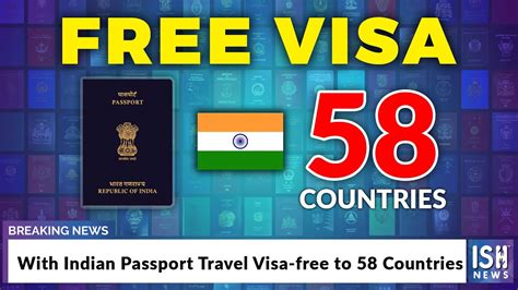 With Indian Passport Travel Visa Free To Countries YouTube