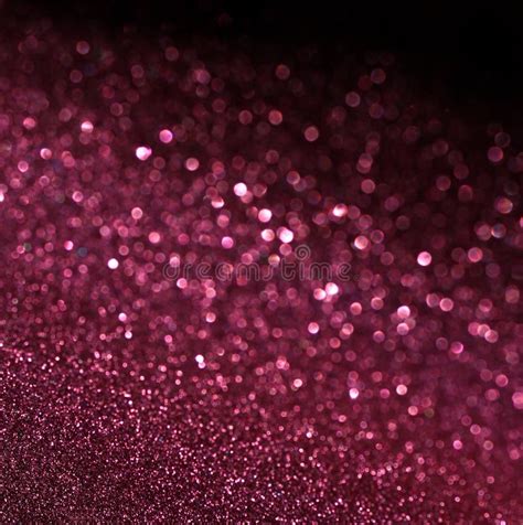 Pink Abstract Glitter Bokeh Lights Defocused Lights Background Stock