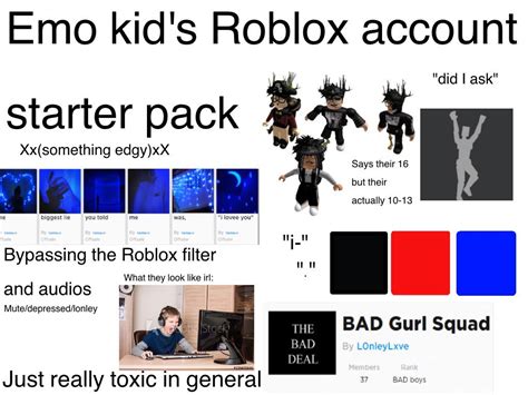 Roblox Starter Pack Meme
