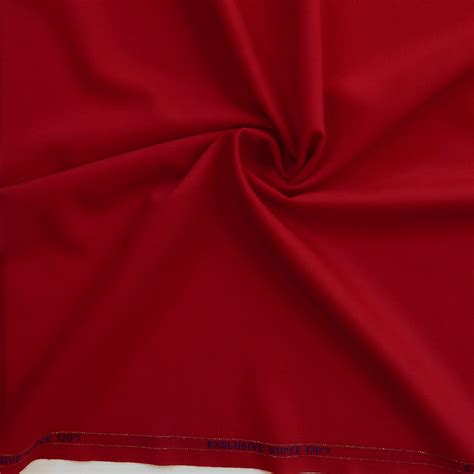 Super 120s Worsted Wool Fabric Red By The Yard Fabric Direct
