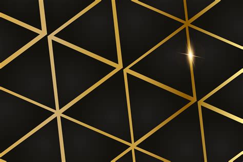 Modern Black Luxury Background With Golden Line And Shiny Golden Light