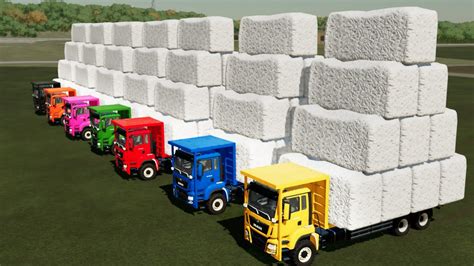 Lord Of Cottons Amazing Loader Trucks And Mega Cotton Bales Fs22