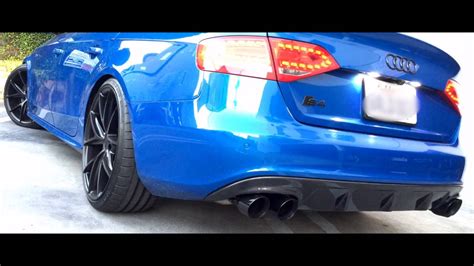 joseph gatt motoring audi b8 s4 w awe touring exhaust non res youtube