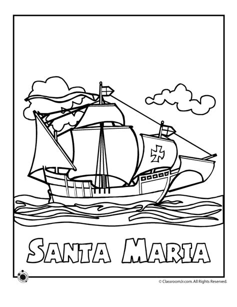 8 factors that will increase your chance of having. Columbus Day Coloring Pages Santa Maria Coloring Page ...