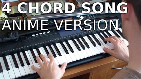 4 Four Chord Song Anime Medley Piano Version 49 Themes Youtube