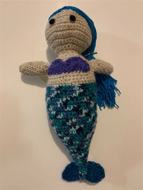 I Crocheted This Mermaid Doll For My Grand Daughter Rosie In 2019