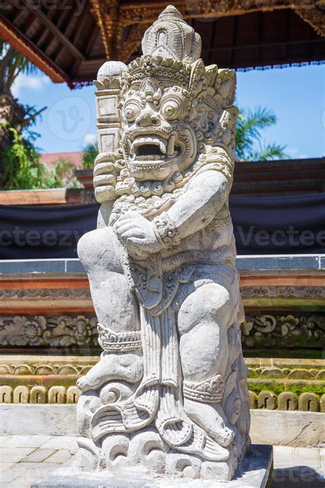 Traditional Balinese Statue Of The Deity Barong 19960493 Stock Photo At