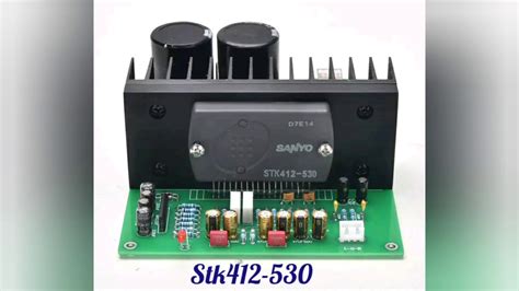 Stk Power Amplifier Board Wx Stereo Audio Amplifier High