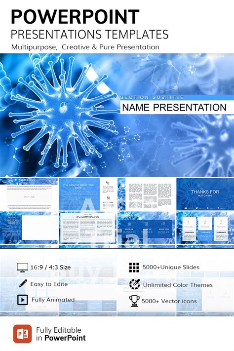 Virus Infections Powerpoint Template
