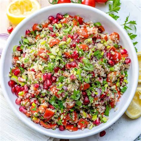 Quinoa Tabbouleh Salad Recipe Recipe Salad Recipes Tabbouleh Salad