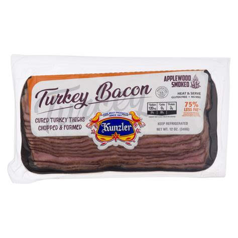 Save On Kunzler Turkey Bacon Applewood Smoked Order Online Delivery Giant