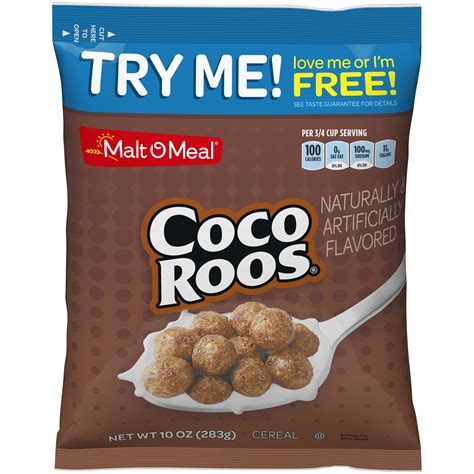 Malt O Meal Coco Roos Cereal 10 Oz Bag