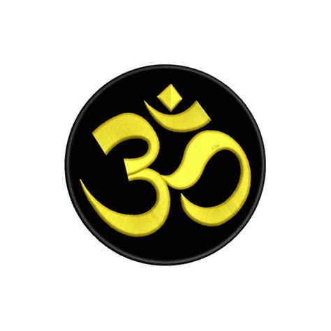 Om or aum (listen , iast: OM SYMBOL (HINDUISM SYMBOLOGY) Embroidered Patch