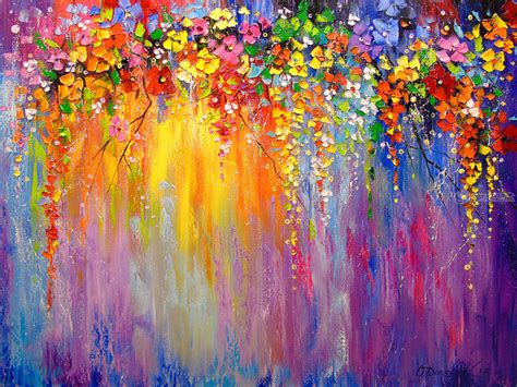 Symphony Of Flowers Paintings By Olha Darchuk