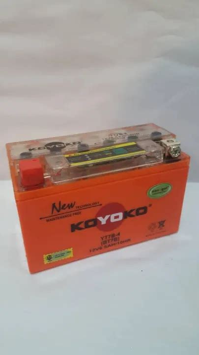 Koyoko Battery Yt7b 4 Bt7b 12v65ah10hr Nano Gel Lazada
