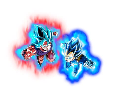 Lr Ssb Kaioken Goku And Ssbe Vegeta W Aura By Blackflim On Deviantart