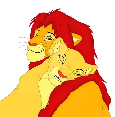 Simba And Nala Colored By Tigerdoodles On Deviantart