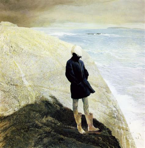 On The Edge By Andrew Wyeth