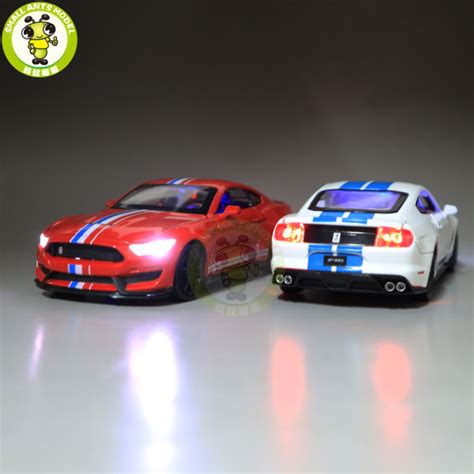 132 Ford Mustang Shelby Gt350 Diecast Model Car Toys Kids Boys Girls