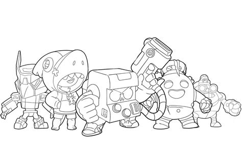 Другие видео об этой игре. Brawl Stars Coloring Pages | Print Them for Free!