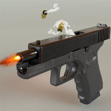Modelo Glock 19 Pbr Low Poly 3d Modelo 3d Turbosquid 1696180