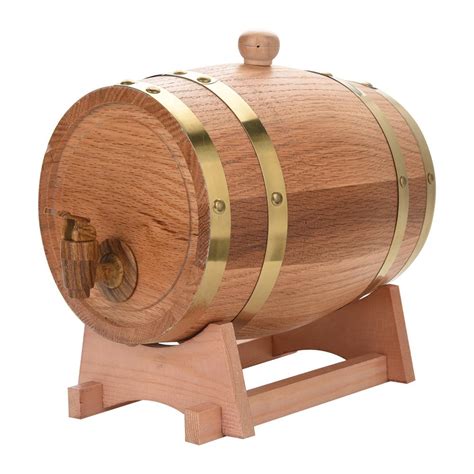 A barrel or cask is a hollow cylindrical container with a bulging center, longer than it is wide. Tebru Barrel for Beer, Wine Barrel, Vintage Wood Oak ...