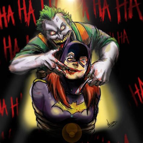 Marcos Mp Art — Here Is My Take On Joker With Batgirl Cutting Her