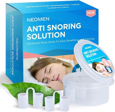 Neomen® Snore Stopper Nose Vents Set Of 4 Premium Anti Snoring Sleep