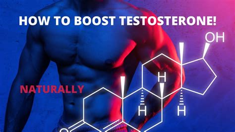 How To Increase Testosterone Boost Testosterone Naturally Youtube