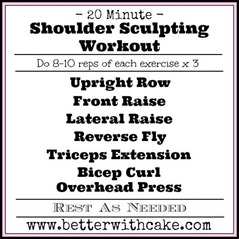 Fit Friday Fun A New 20 Minute Shoulder Sculpting Workout And A Bonus