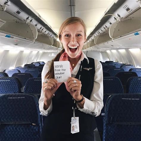 Flight Attendant Writes Inspiring Notes For Passengers To Discover Flight Attendant American