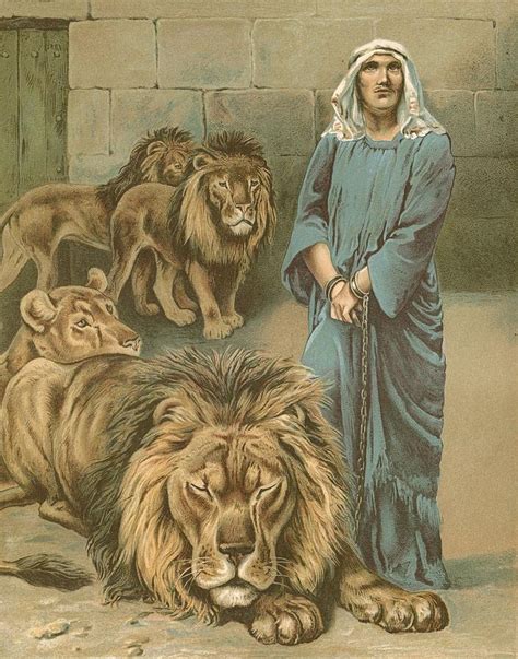Daniel In The Lions Den Painting By John Lawson