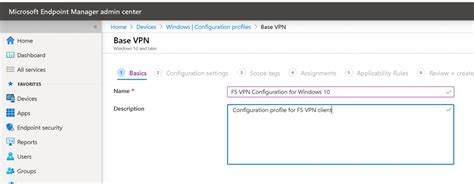 Secure vpn entry is supplied as part of an enterprise deployment. Windows 10 Always-On VPN Using Intune F5 VPN Profile ...