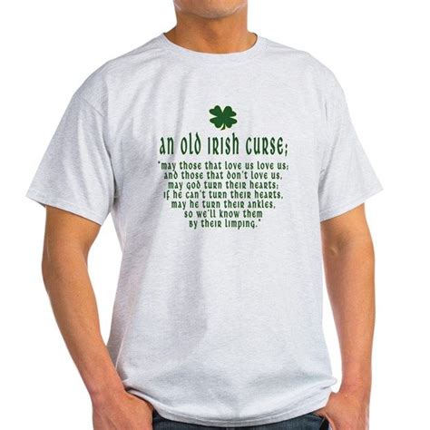 An Old Irish Curse T Shirt Mens Value T Shirt An Old Irish Curse Light