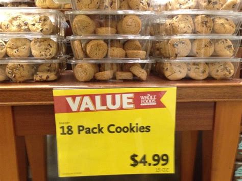 Prices and availability are subject to change without notice. Whole Foods bakery chocolate chip cookies VEGAN (a few ...