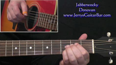 Donovan Jabberwocky Guitar Lesson Tab And Chords Jerrys Guitar Bar