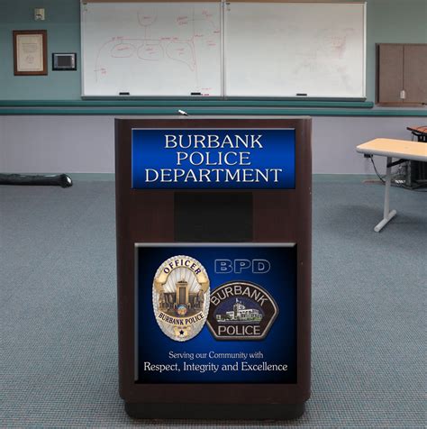 Podium And Wall Plaques From Badge Frame