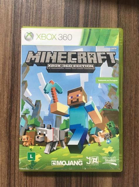Xbox 360 Minecraft Original Jogo De Videogame Microsoft Usado