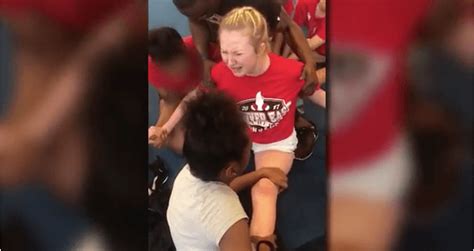 High Babe Cheerleaders Forced Into Splits In Disturbing Practice Videos