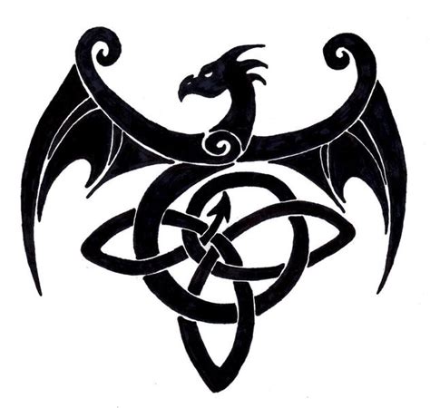 Celtic Dragon Knot Celtic Dragon Tattoos Celtic Dragon Celtic Symbols