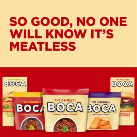 Boca Original Non Gmo Soy Vegan Veggie Crumbles 12 Oz Kroger