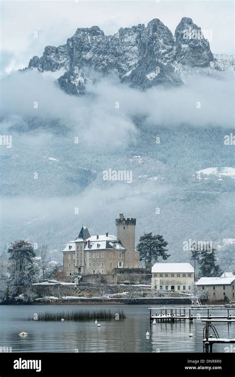 Ruphy Castle Annecy Lake Savoie France Europe Stock Photo Alamy