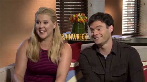Amy Schumer And Bill Hader Hilarious Trainwreck Interview Uncensored Youtube