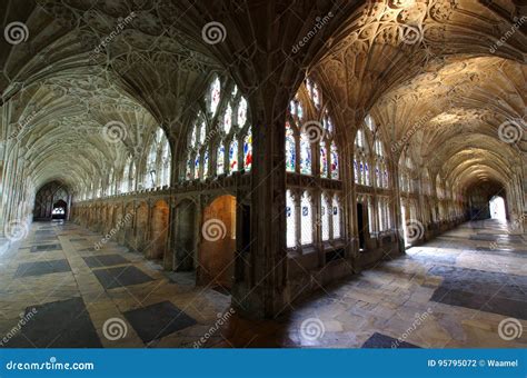 Cloister Of Gloucester Cathedral England Stock Photo Image Of