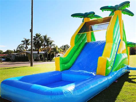 Tropical Water Slide For Rent B Happy N Jump