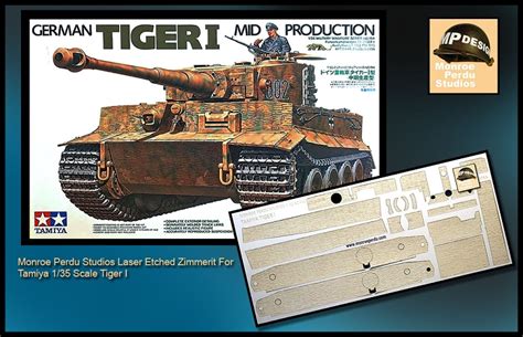 135 Scale Zimmerit For Tiger I 102