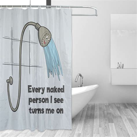 Funny Shower Curtain For Bathroom Silly Shower Curtain With Etsy