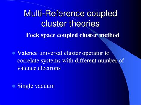 Ppt Response Approach To The Effective Hamiltonian Multi Reference