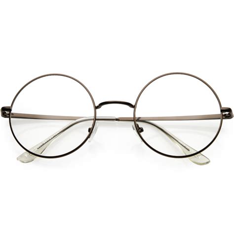 Vintage Lennon Inspired Clear Lens Round Glasses Zerouv