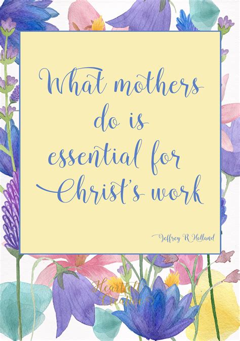 Lds Quote On Mothers